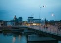 A view of the city, this time from the more modern Wilhelminabrug in Maastricht