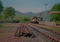 Rannoch Station at night