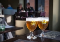 Grimbergen beers at Taverne Rubens, Antwerp, Belgium