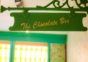 The Chocolate Box interior signage, Antwerp, Belgium