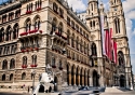 Another view of the Neues Rathaus, Vienna's town hall, in Austria