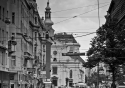 Typical Viennese street scene - Vienna, Austria