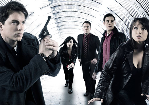 The Torchwood team - washed, and ready for action (BBC 2008)