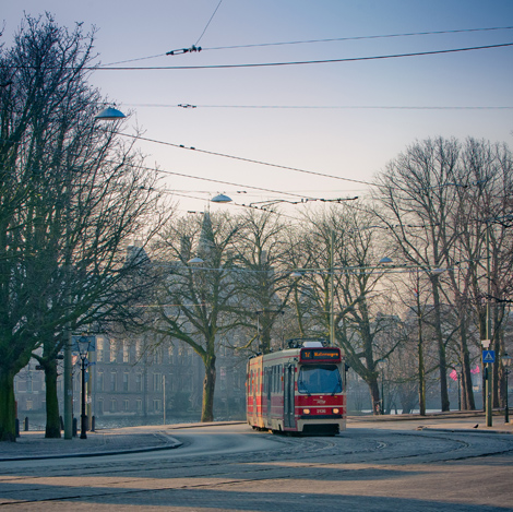 Tram in The Hague