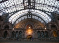Interior of the grand Central Station in Antwerp, Belgium