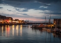 Whitby harbour - out to sea